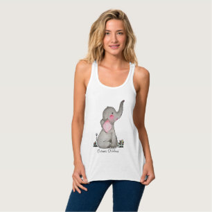 Wasserfarbene Niedliche Babynahrung mit Blush & Bl Tank Top