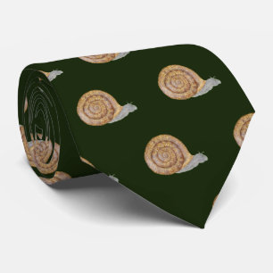 Wasserfarbene Schnecke Krawatte