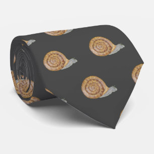 Wasserfarbene Schnecke Krawatte