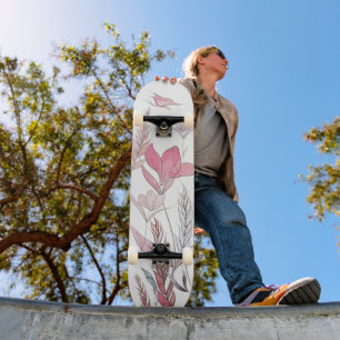 Wasserfarbene Skateboard - künstlerische Pastete