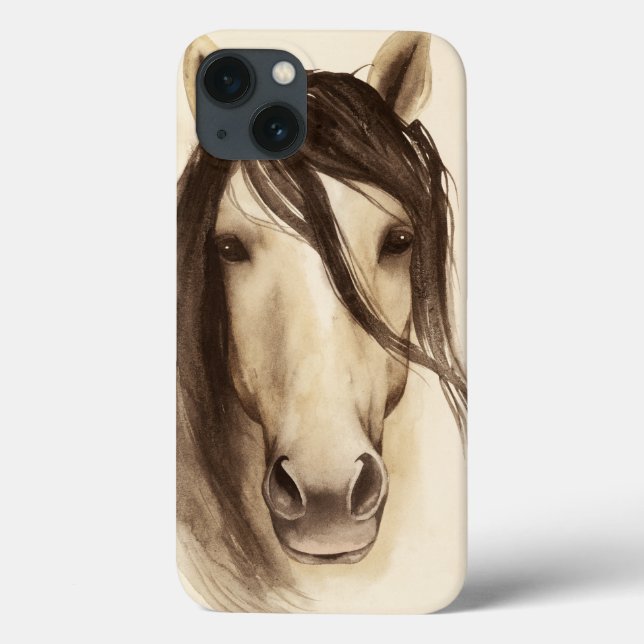 Wasserfarbene Stalltiere | Pferd Case-Mate iPhone Hülle (Rückseite)