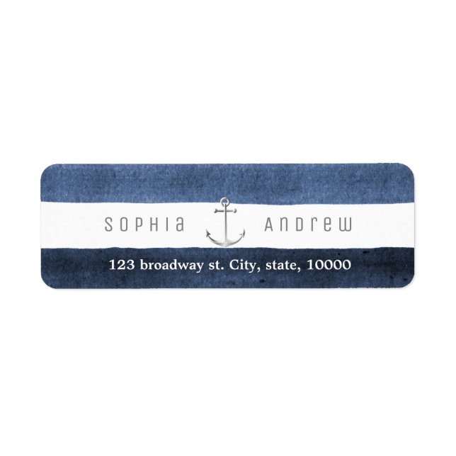 Wasserfarbene Streifen (Vorne)