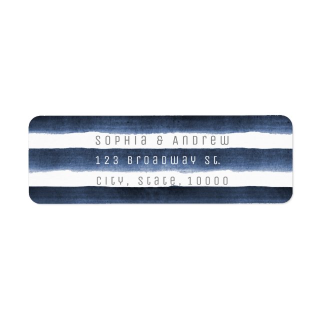 Wasserfarbene Streifen (Vorne)