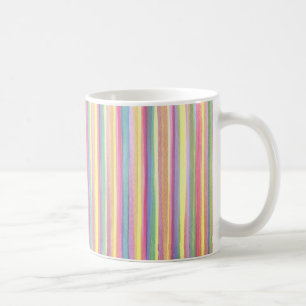 Wasserfarbene Streifen Kaffeetasse