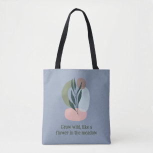 Wasserfarbene Tote Bag - Kunst, Dichtung und Musik Tasche