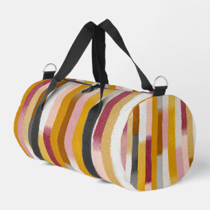 Wasserfarbene vertikale Streifen nahtlos Duffle Bag