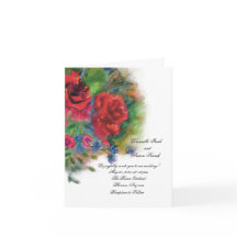Wasserfarbene, von Blumen verzauberte Rose