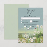 Wasserfarbene Wildblume Bergwelt Hochzeit