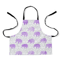 WasserfarbenElephant Shibori Primitive Zickzack