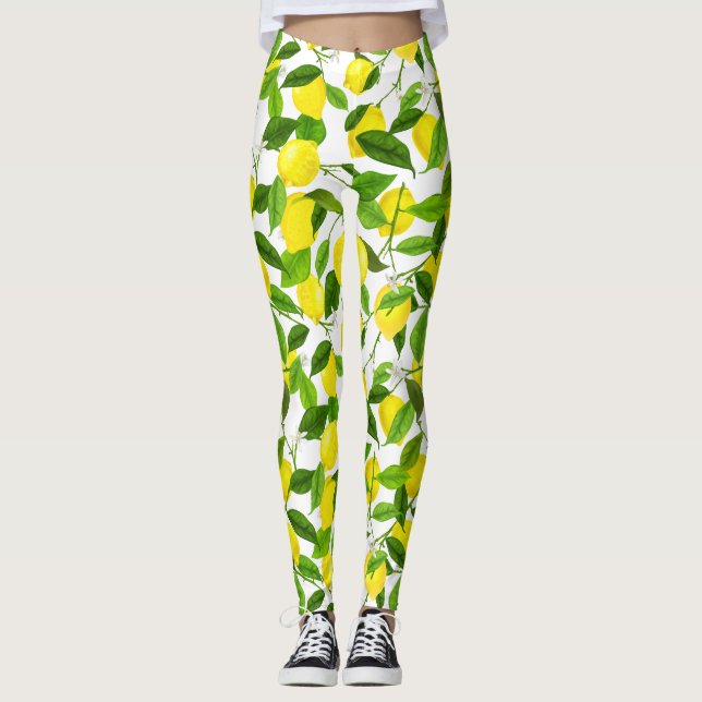Wasserfarbenemon Leggings (Vorderseite)