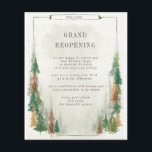 Wasserfarbener Berg Rustikale Große Wiedereröffnun Flyer<br><div class="desc">Unsere Kollektion "Rustic Mountain" besticht durch eine Aquarelllandschaft,  gepaart mit dekorativen Holzschnitzereien,  die ein ausgeklügeltes,  naturlich inspiriertes Aussehen schaffen. Farbschema besteht aus gedämpften Braunen und Blues mit einer Touch Grün. Alle Informationen sind in einer Kombination aus Skript und Serif-Schriftart. Karo in unserem Shop für weitere Artikel aus dieser Kollektion.</div>