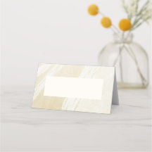 Wasserfarbener Blumengarten Gedeckte Platzkarte