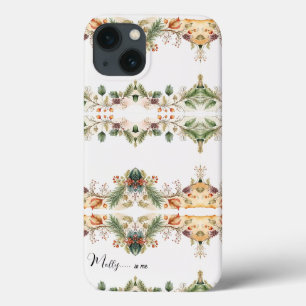 Wasserfarbener Floral Line Benutzerdefinierter Tex Case-Mate iPhone Hülle