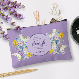 Wasserfarbener Frühlingsbläserbibel Personalisiert Zubehörtasche