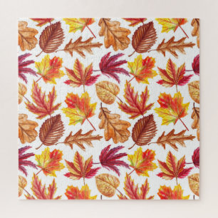 Wasserfarbener Herbst botanische, nahtlose Komposi