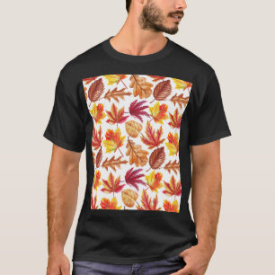Wasserfarbener Herbst botanische, nahtlose Komposi T-Shirt
