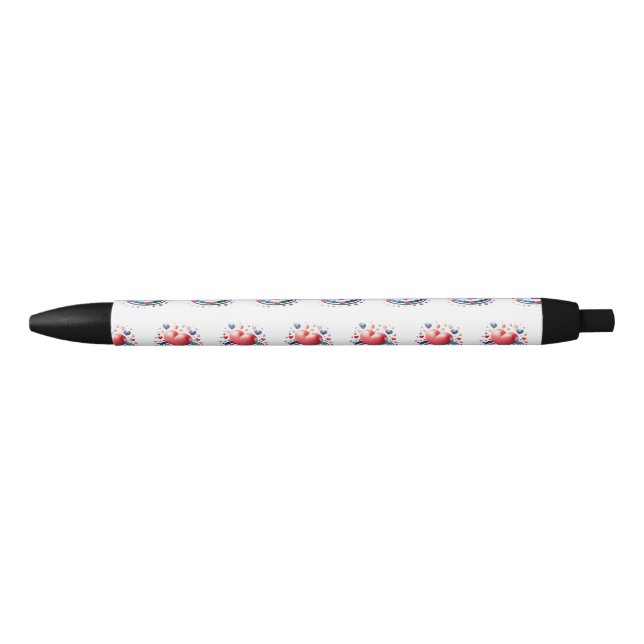 Wasserfarbener Herzinstift - Rückgang der Liebe Kugelschreiber (Vorderseite)