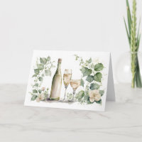 Wasserfarbener Hochzeitswein und Ivy