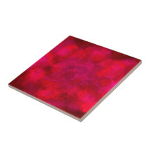 Wasserfarbener Ozean Hot Pink Red Nautic Abstrakt