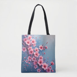 Wasserfarbener Sakura Blossom Tasche