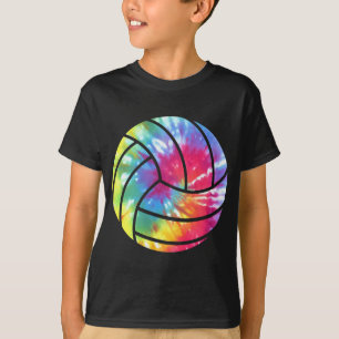 Wasserfarbener Volleyball-Spieler Hippie-Farbe T-Shirt