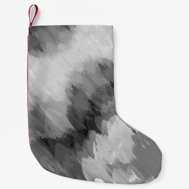 Wasserfarbener Wasserfall, Natur 3 Kleiner Weihnachtsstrumpf (Vorderseite)