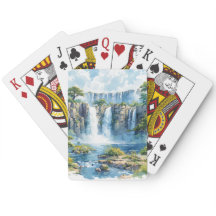 Wasserfarbener Wasserfall Victoria Falls 2 Naturel