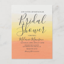 Wasserfarbenes Halloween-Brautparty