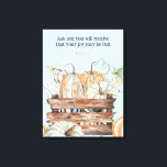 Wasserfarbenfallen Pumpkins mit Joybibelverse Leinwanddruck<br><div class="desc">Wasserfarbenfallen Pumpkins mit Joy Bible Verse Canvas Print</div>