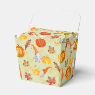 Wasserfarbenfallen, Pumpkins und Blätter bevorzuge Geschenkschachtel