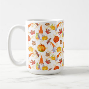 Wasserfarbenfallen, Pumpkins und Blätter Kaffeetasse