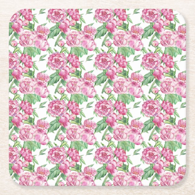 Wasserfarbenfeld Rechteckiger Pappuntersetzer (Vorderseite)