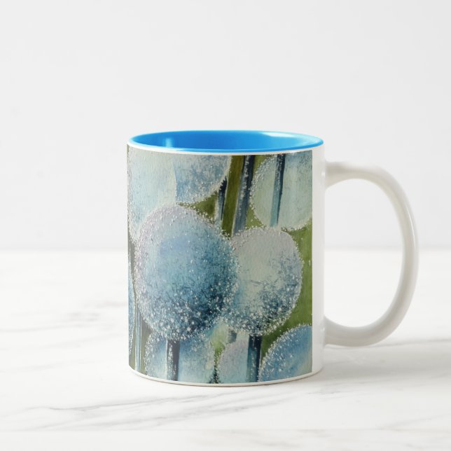 Wasserfarbenfeld Zweifarbige Tasse (Rechts)