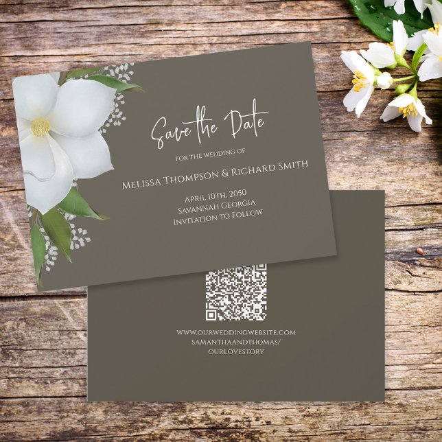 Wasserfarbenflorale Hochzeit Sichern Sie das Datum Save The Date (Von Creator hochgeladen)
