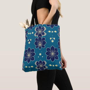 Wasserfarbenflorale Sinfonie - Nahtlos, botanisch Tasche