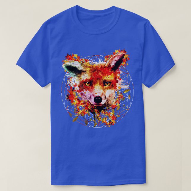 Wasserfarbenfox T-Shirt (Design vorne)