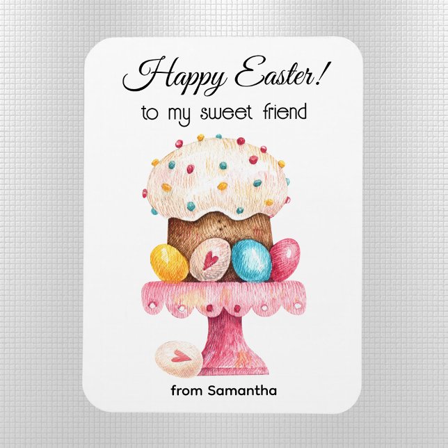 Wasserfarbenfreundes Happy Oaster Flexible Magnet (Von Creator hochgeladen)