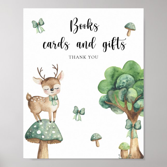 Wasserfarbenfroh - Bücherkarten und Geschenkposter Poster (Vorne)