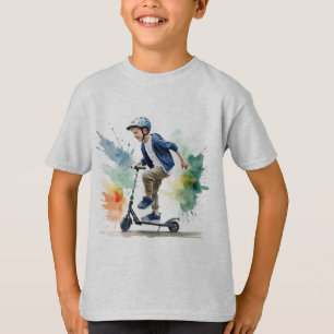 Wasserfarbenfroh für Kick Scooter T-Shirt
