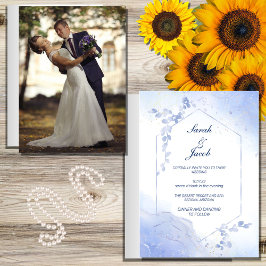 Wasserfarbenfrohe bohenhafte botanische Hochzeit Flyer