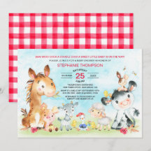 Wasserfarbenfrohe Landtiere Mädchen Kinderdusche