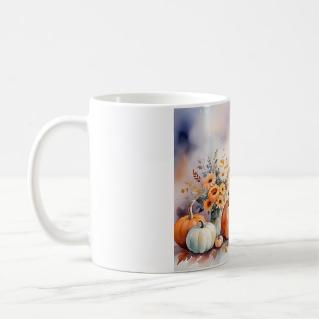 Wasserfarbenfrohe Niederlage Kaffeetasse (Links)