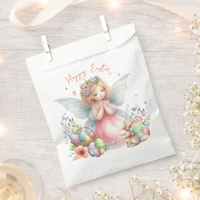 Wasserfarbenfrohe Osterfrühlingszucht Geschenktütchen (Ausgeschnitten)