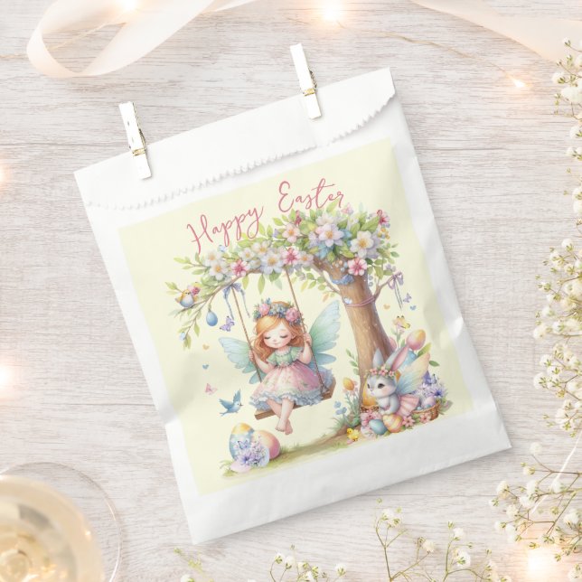 Wasserfarbenfrohe Osterfrühlingszucht Geschenktütchen (Ausgeschnitten)