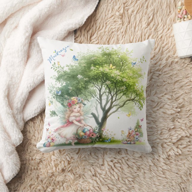 Wasserfarbenfrohe Osterfrühlingszucht Kissen (Decke)