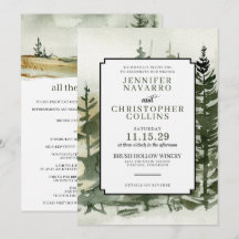 Wasserfarbenfrohe Outdoorsy mit Details Hochzeit