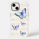 Wasserfarbenfrohe Schmetterlinge auf Bokeh Lichtst Case-Mate iPhone 14 Hülle (Back)