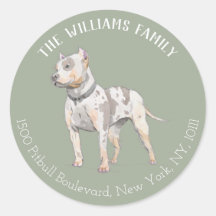 Wasserfarbenfroher Grubenhund | Family Address Lab