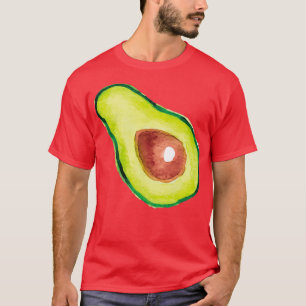 Wasserfarbenfrühstück Avocado T-Shirt