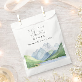 Wasserfarbengebirge - Lass des Abenteuers Geschenktütchen